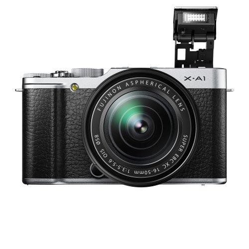 何でも揃う FUJIFILM 美品 １年保証 中古 X-A1 シルバー ズームレンズ