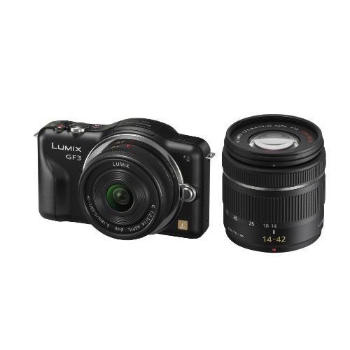 人気提案 Panasonic 美品 １年保証 中古 LUMIX ブラック ダブルレンズ