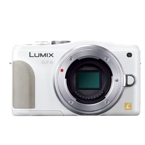 中古 １年保証 美品 Panasonic LUMIX DMC-GF6 ボディ ホワイト_画像1