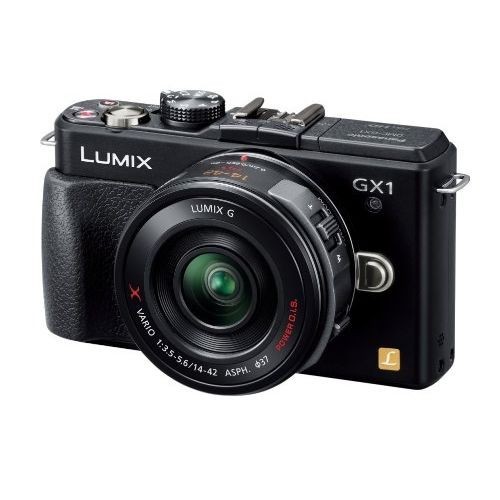 人気新品 中古 １年保証 ブラック 14-42 レンズキット DMC-GX1 LUMIX