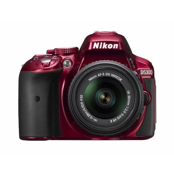 人気商品！】 D5300 Nikon 美品 １年保証 中古 18-55mm レッド レンズ
