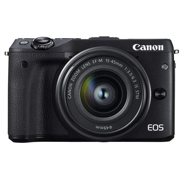 中古 １年保証 美品 Canon EOS M3 15-45mm IS STM レンズキット ブラック_画像1