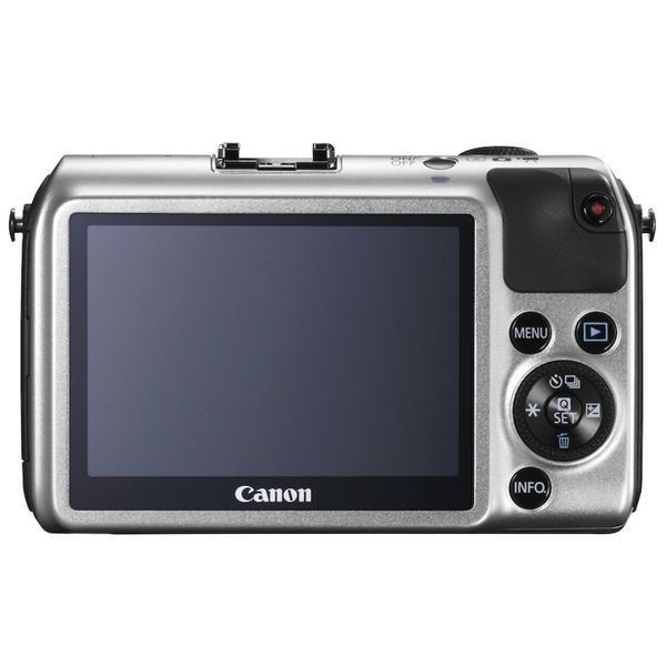 中古 １年保証 美品 Canon EOS M レンズキット 18-55mm IS STM シルバー_画像3