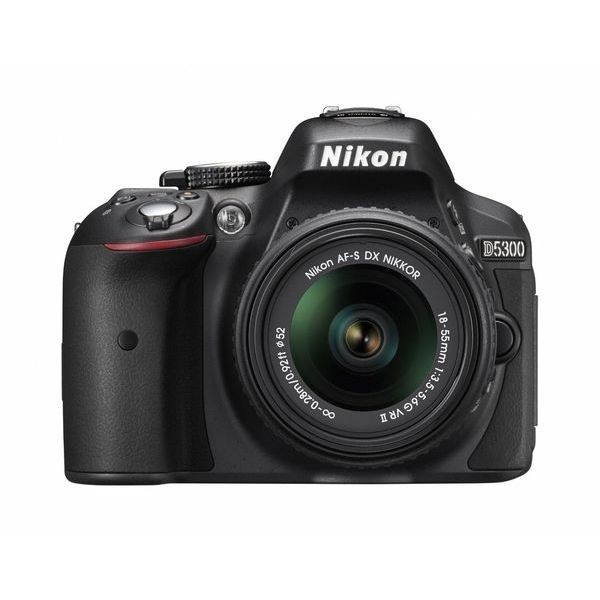 中古 １年保証 美品 Nikon D5300 18-55mm VR II レンズキット ブラック_画像1