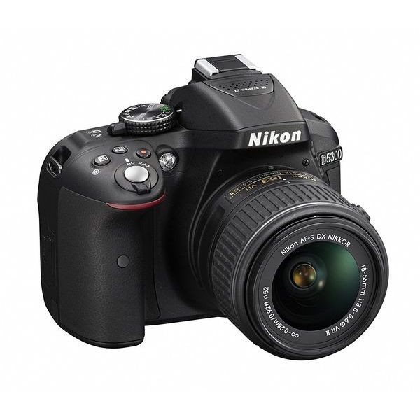中古 １年保証 美品 Nikon D5300 18-55mm VR II レンズキット ブラック_画像3