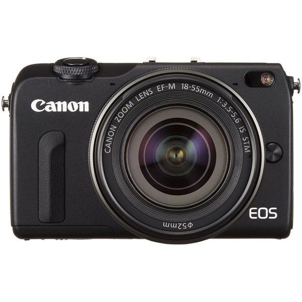 再入荷！】 EOS Canon 美品 １年保証 中古 M2 ブラック STM IS 18-55mm