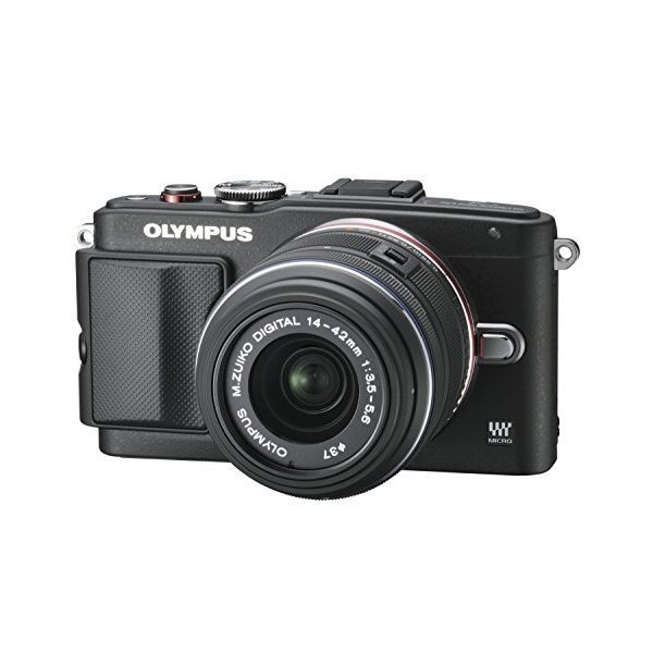 中古 １年保証 美品 OLYMPUS E-PL6 レンズキット ブラック