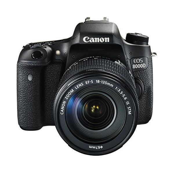 【メール便無料】 中古 １年保証 美品 Canon EOS 8000D レンズキット 18-135mm IS STM キヤノン