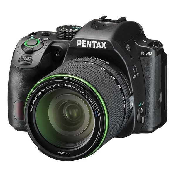  б/у 1 год гарантия прекрасный товар PENTAX K-70 DA 18-135mm WR линзы комплект черный 