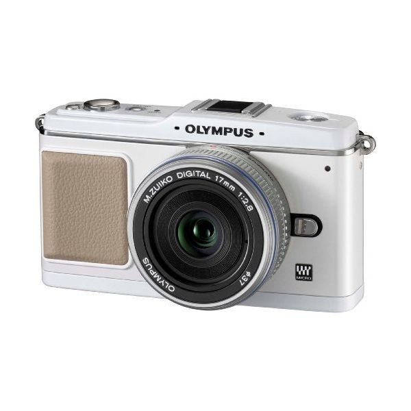 1年保証 良品 OLYMPUS E-P1 レンズキット ホワイト-