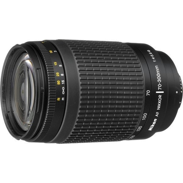 種類豊富な品揃え 中古 １年保証 ブラック F4-5.6G 70-300mm AF Nikon