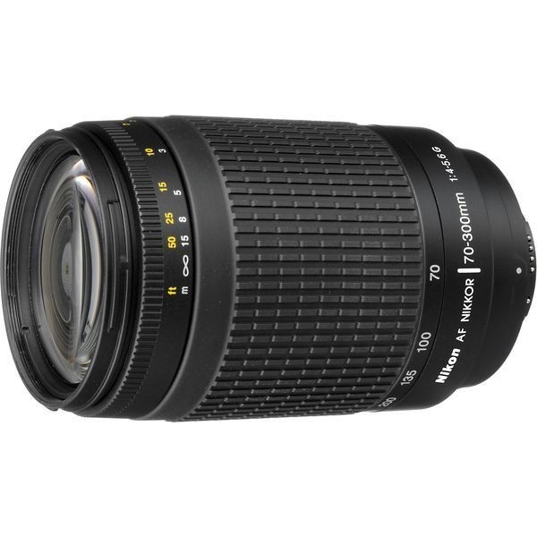 中古 １年保証 美品 Nikon AF 70-300mm F4-5.6G ブラック_画像1