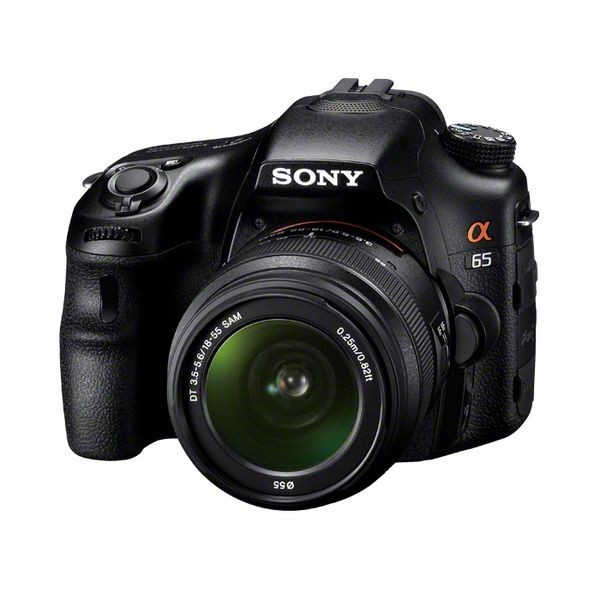 中古 １年保証 美品 SONY α65 ズームレンズキット DT 18-55mm F3.5-5.6 SAM SLT-A65VK