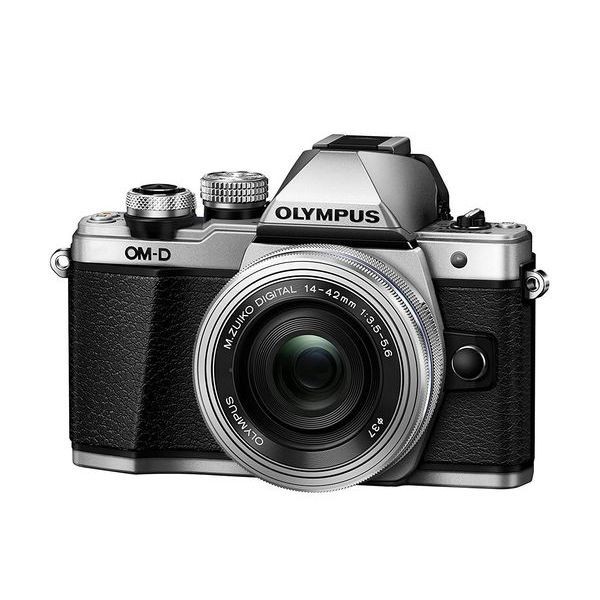 中古 １年保証 美品 OLYMPUS OM-D E-M10 Mark II 14-42mm EZレンズキット シルバー_画像2