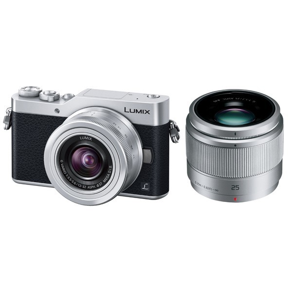 中古 １年保証 美品 Panasonic LUMIX DC-GF9W ダブルレンズキット シルバー_画像1