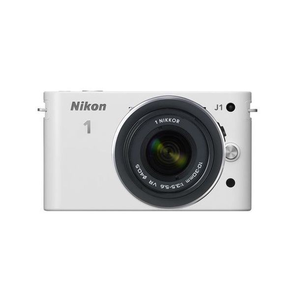 中古 １年保証 美品 Nikon J1 標準ズームレンズキット ホワイト