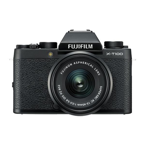 訳あり FUJIFILM 美品 １年保証 中古 X-T100 ブラック PZ OIS 15-45mm