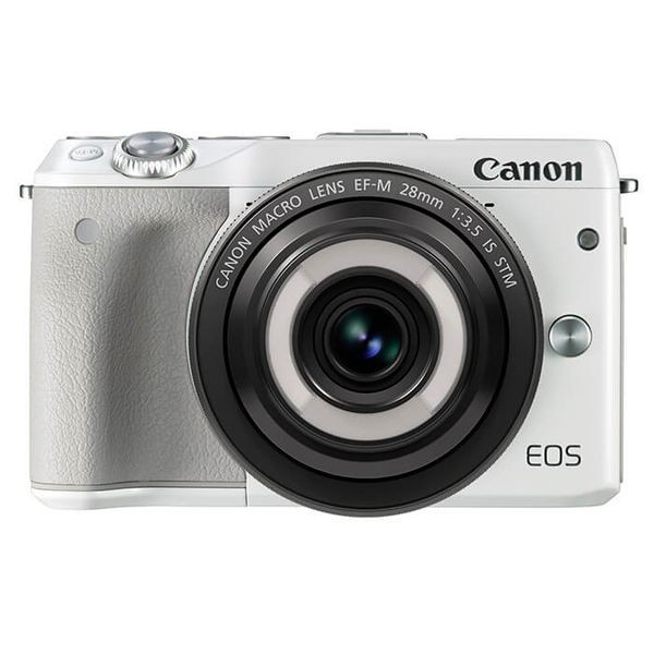 中古 １年保証 美品 Canon EOS M3 クリエイティブマクロレンズキット ホワイト
