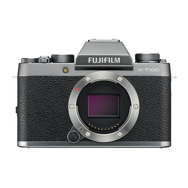 中古 １年保証 美品 FUJIFILM X-T100 ボディ ダークシルバー_画像1