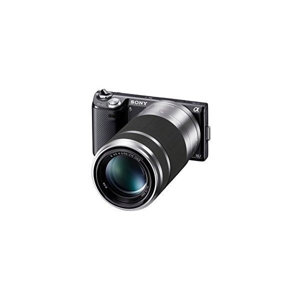  used 1 year guarantee beautiful goods SONY NEX-5N double zoom lens kit NEX-5NY black 