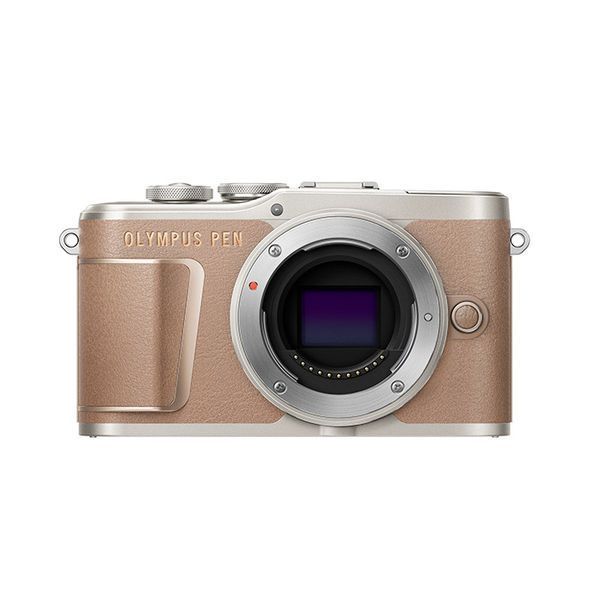 中古 １年保証 美品 OLYMPUS PEN E-PL10 ボディ ブラウン