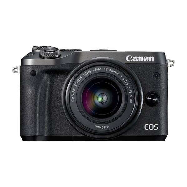 中古 １年保証 美品 Canon EOS M6 レンズキット 15-45mm IS STM ブラック