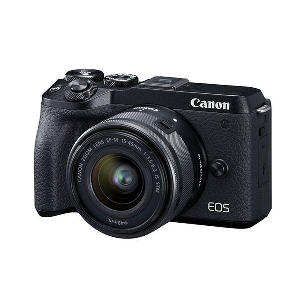 中古 １年保証 美品 Canon EOS M6 Mark II ダブルズームキット ブラック_画像5