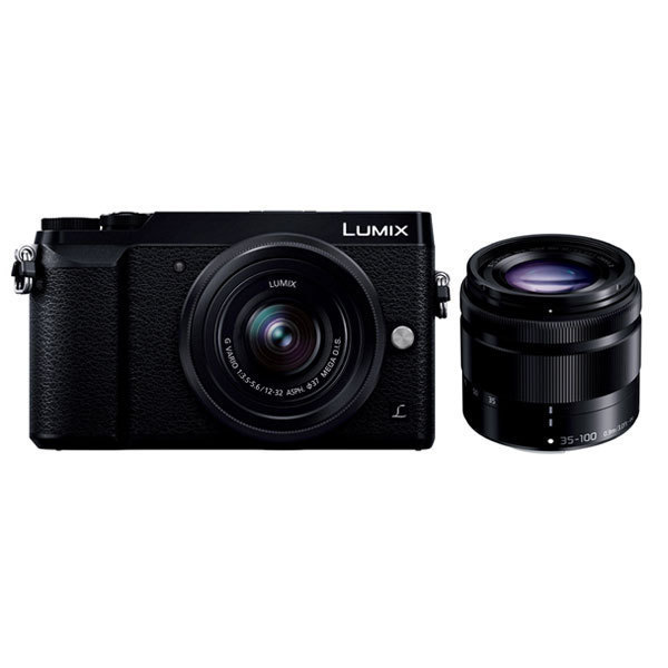 中古 １年保証 美品 Panasonic LUMIX DMC-GX7MK2W ダブルズームキット ブラック_画像1