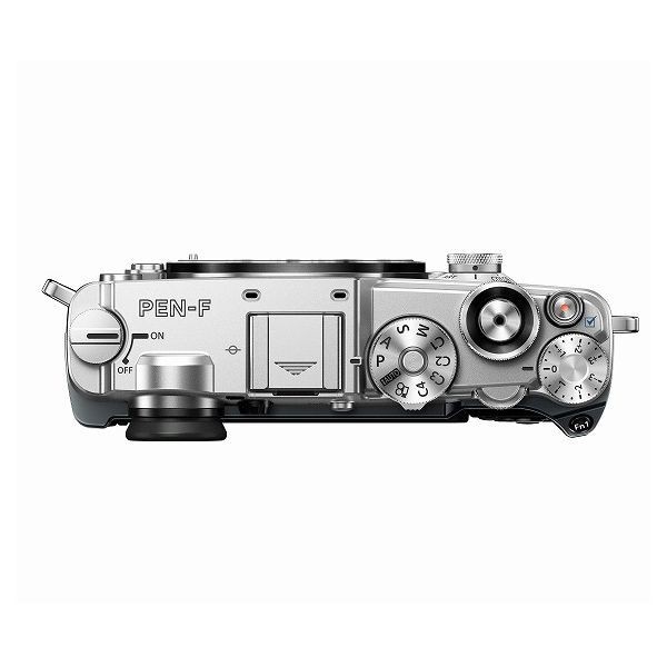 中古 １年保証 美品 OLYMPUS PEN-F ボディ シルバー_画像3