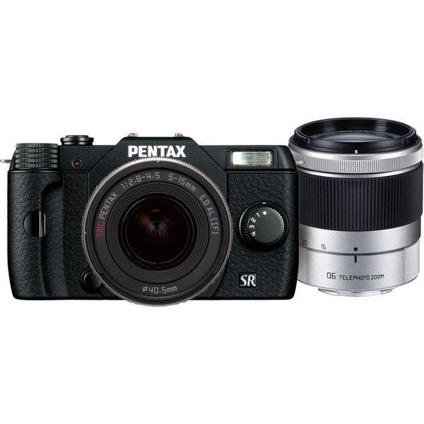 中古 １年保証 美品 PENTAX Q10 ダブルズームキット ブラック_画像1