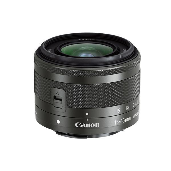 中古 １年保証 美品 Canon EF-M 15-45mm F3.5-6.3 IS STM グラファイト_画像1