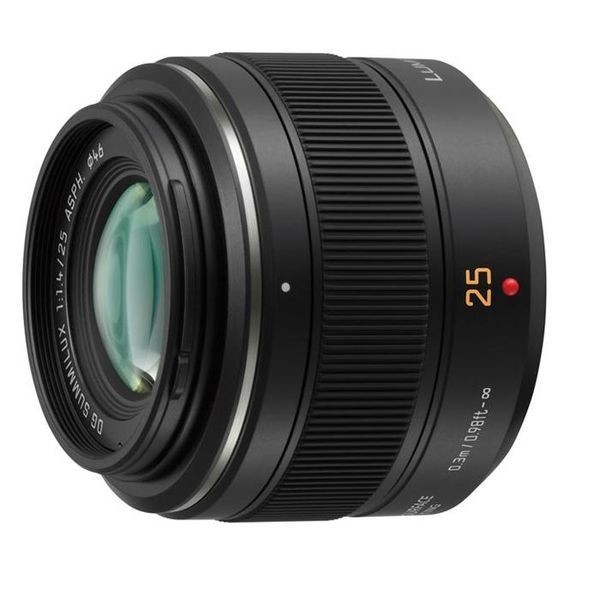 2022人気の 美品 １年保証 中古 Panasonic H-X025 ASPH. F1.4 25mm