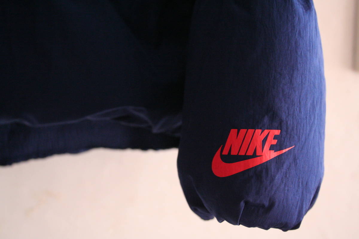 定価220ドル サイズL ナイキ ダウンフィルジャケット ブルーレッド　NSW NIKE DOWNFILL JACKET BLUE VOID_画像4