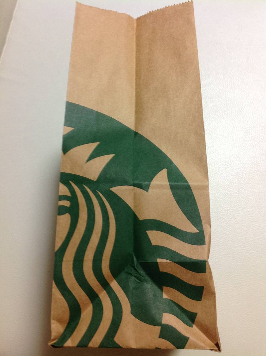 【Starbucks】スターバックス 2013年のロゴデザイン　ショッパー 持ち手の部分が異なる 新中古_画像4