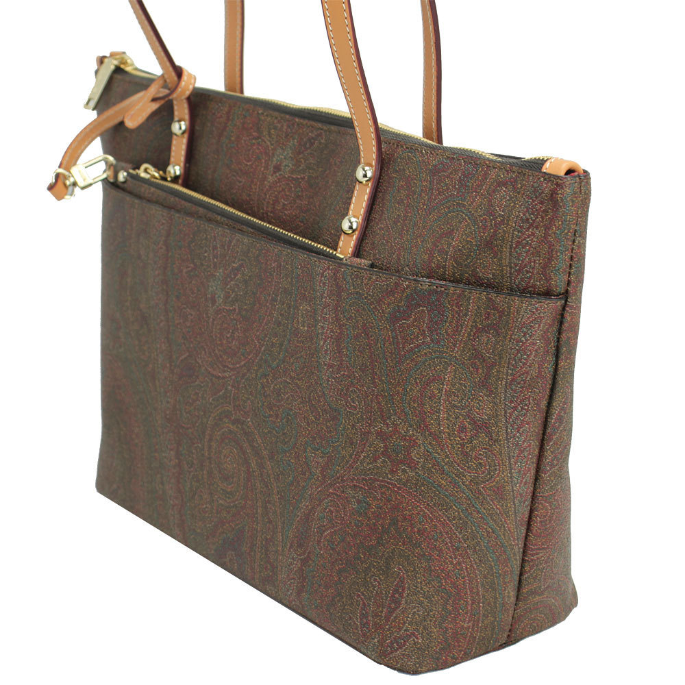 エトロ バッグ レディース ETRO トートバッグ ペイズリー柄 ポーチ付き