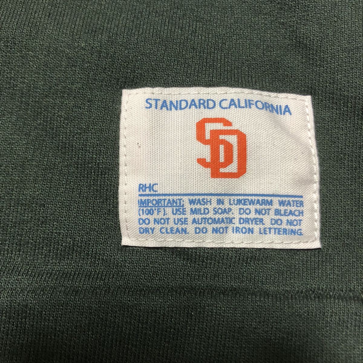 RHC STANDARD CALIFORNIA コラボ フットボール Tシャツ M RHC STANDARD CALIFORNIA コラボ フットボール Tシャツ M