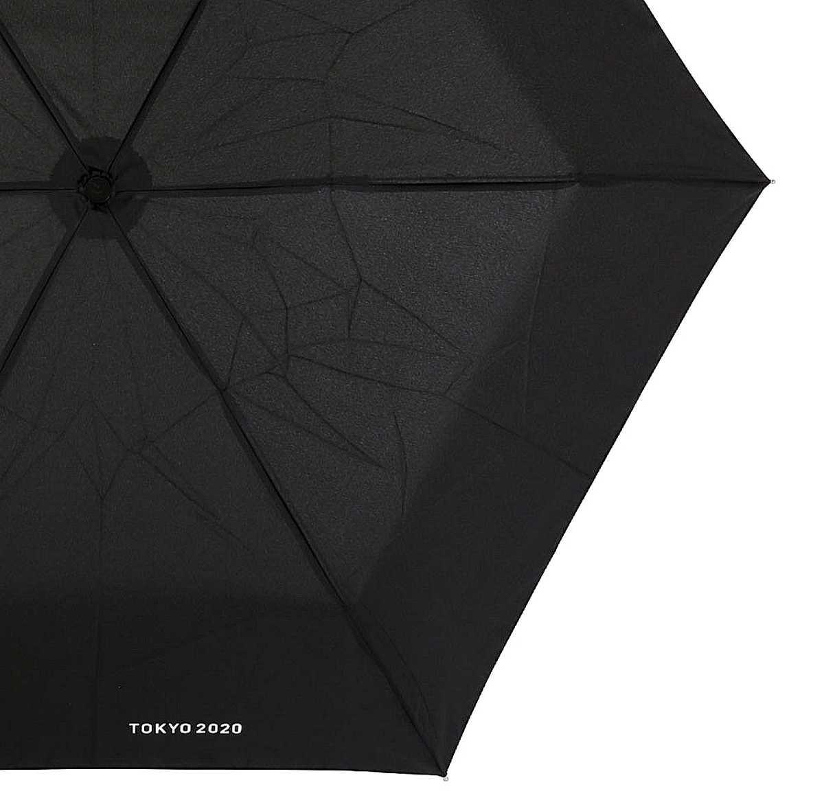 《 ブラック 東京 オリンピック 降りたたみ傘 晴雨兼用 》東京2020 エンブレム 折り畳み傘 日傘 雨傘 男性用 男女兼用 撥水加工 傘 紳士 黒