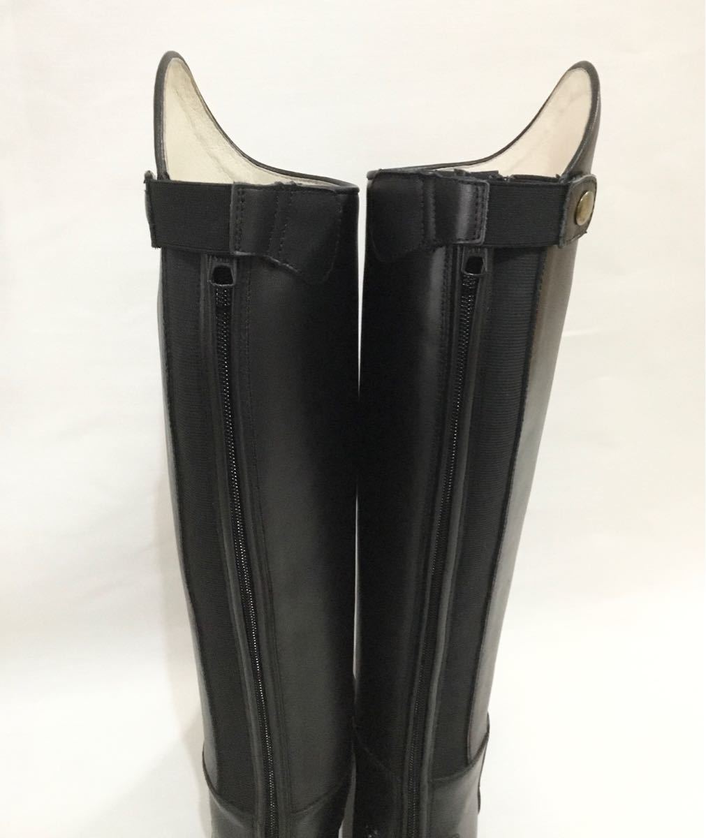 乗馬 ドレスブーツ 黒 39 本革 新品 www.vetrepro.fr