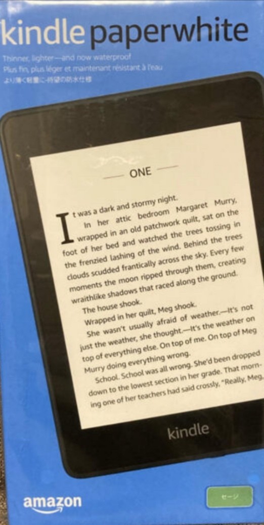 新品　Kindle Paperwhite　セージ　Wi-Fi 8GB　広告つき