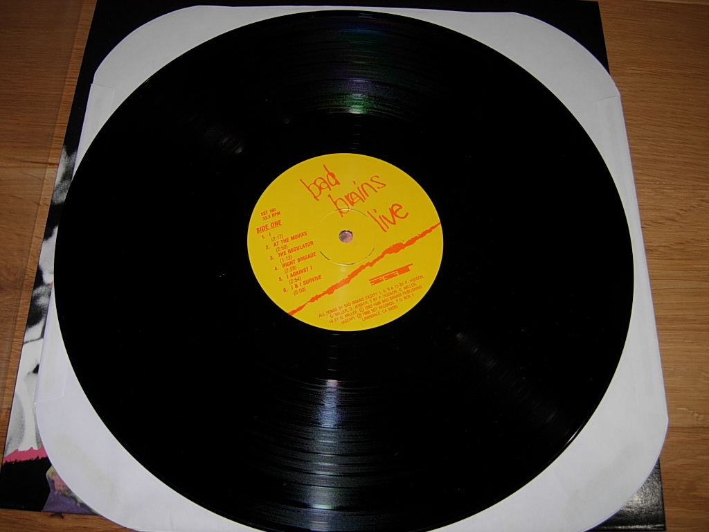 BAD BRAINS LIVE LP Vinyl Analog レコード バッドブレインズ www.lram