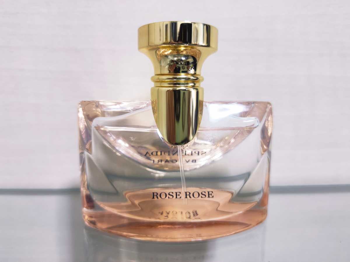 50ml【送料無料】【ほぼ未使用】BVLGARI ブルガリ splendida スプレンディダ ROSE ROSE ローズローズ オーデパルファム  オードパルファム