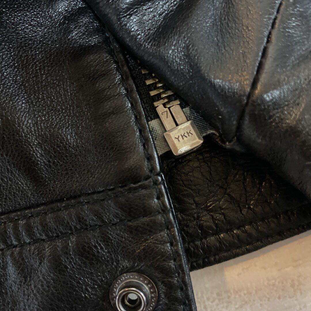 イタリア製 本革 美品】Alex & Co シングル レザー ライダース イタリア製 本革 美品】Alex & Co シングル レザー ライダース