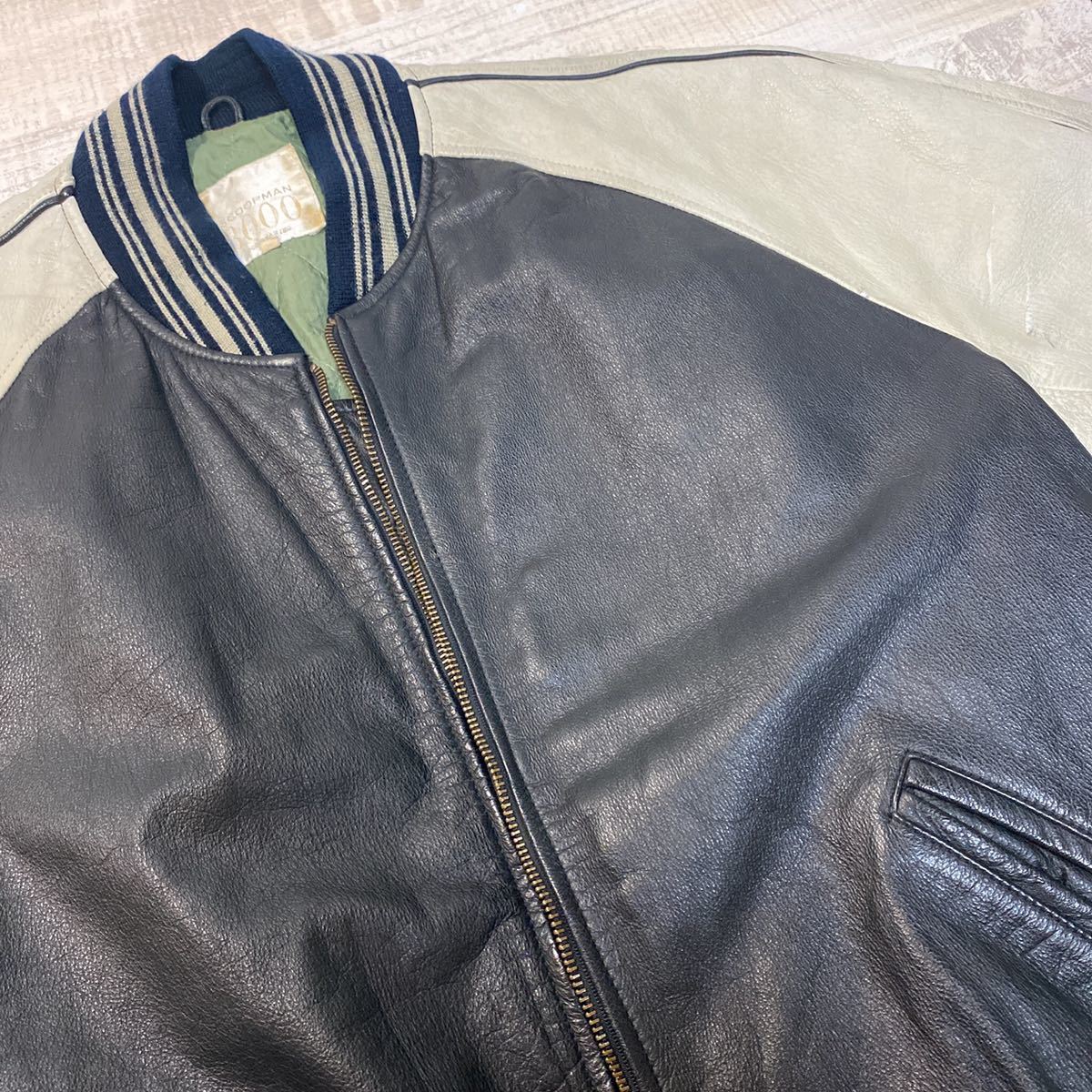 全牛革 バックロゴ】SCOOPMAN オールレザー スタジャン ブラック 全牛革 バックロゴ】SCOOPMAN オールレザー スタジャン ブラック