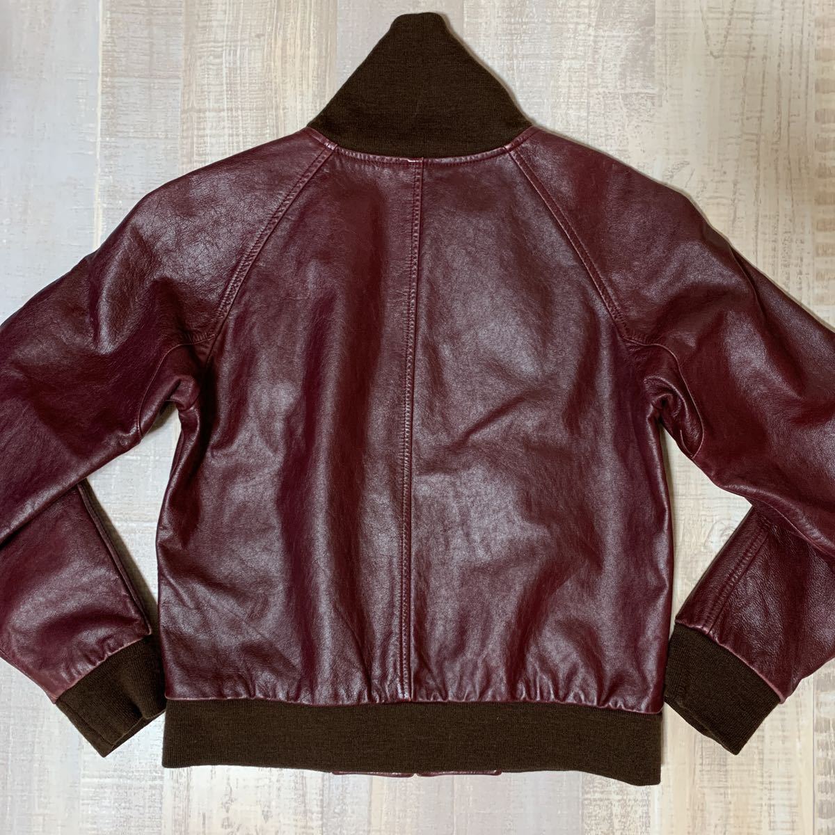 メーカー直送】 vintage red 牛革 カウレザー ジャケット ブルゾン のアイテムを vintage red 牛革 カウレザー ジャケット ブルゾン レザージャケット