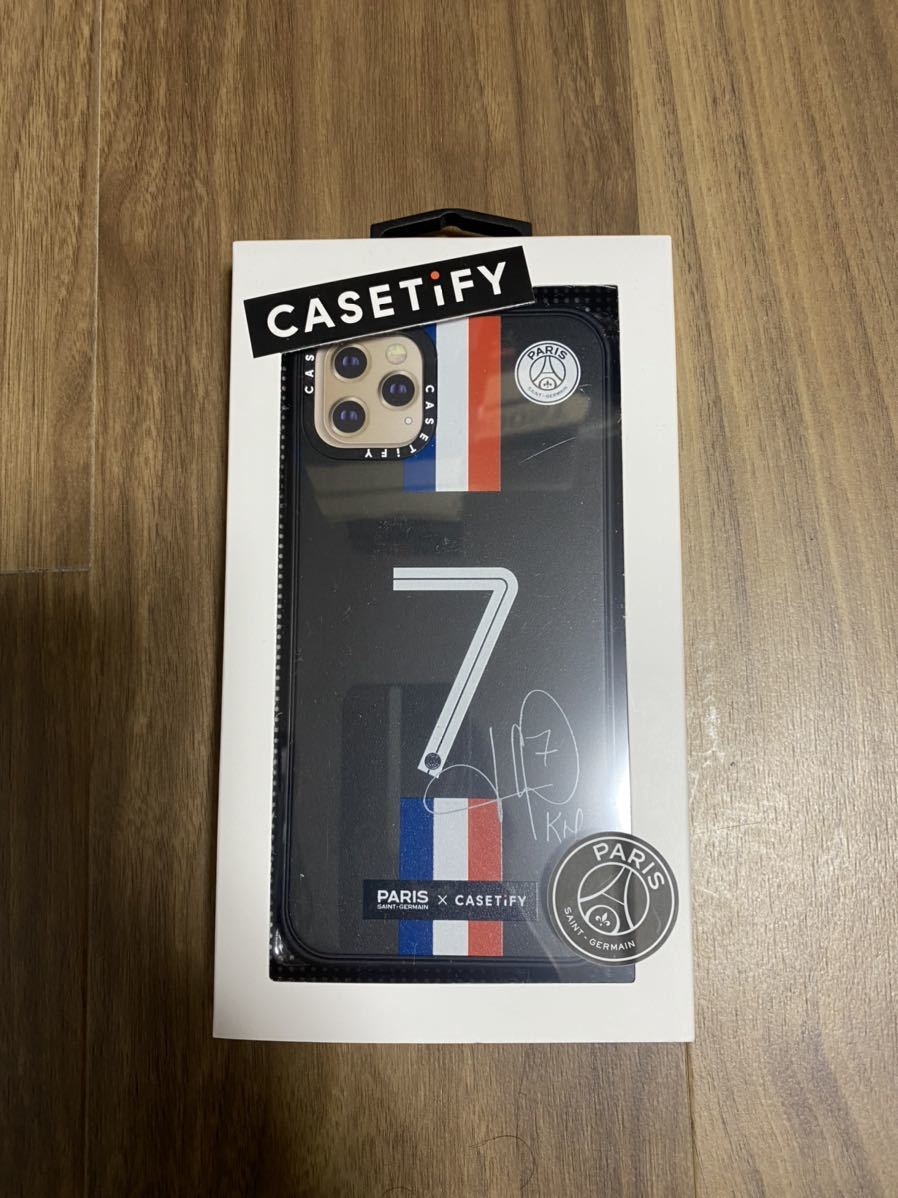 【美品】CASETIFY × PARIS SAINT GERMAIN パリ・サンジェルマン スマホケース iPhone 11 PRO MAX_画像1
