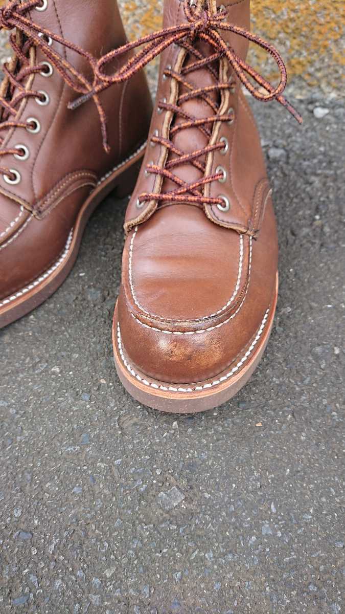 Redwing 8855 セッター 旧羽タグ 8 E カスタム コルクソール Vintage 875 8875_画像8