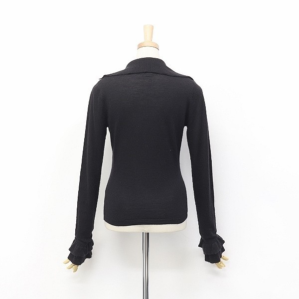 ◇FOXEY BOUTIQUE/フォクシー ブティック シルク混 カシミヤ 袖フリル