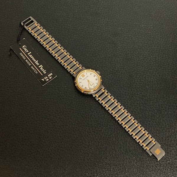 【未使用 / 送料210円】Guy Laroche Paris ギ・ラロッシュ 115.17.1 swiss made watch メンズ腕時計 No.11022-3_画像5