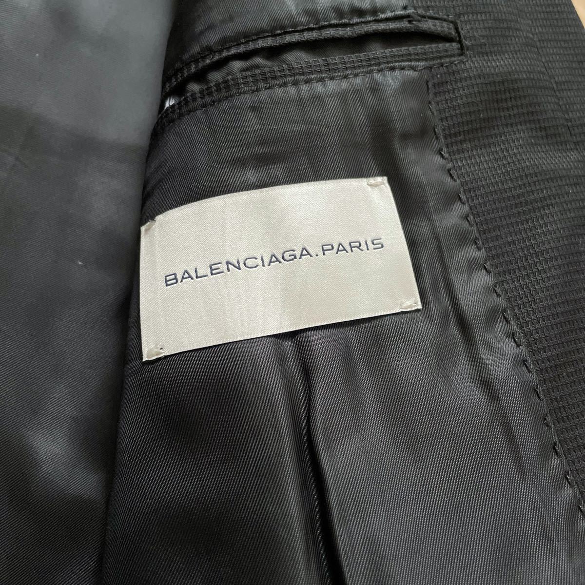 【ニコラ期】2008 BALENCIAGA バレンシアガ フライフロント チェスター コート 48 比翼仕立て_画像5