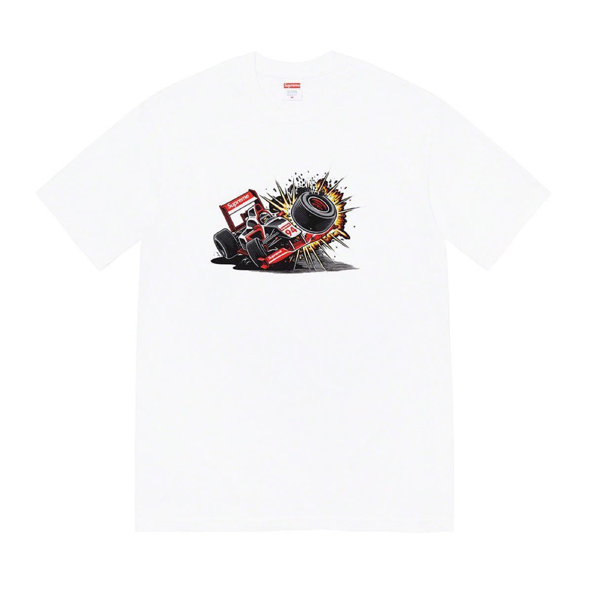 Supreme Crash Tee Tee WHITE L サイズ | michiemee.ca